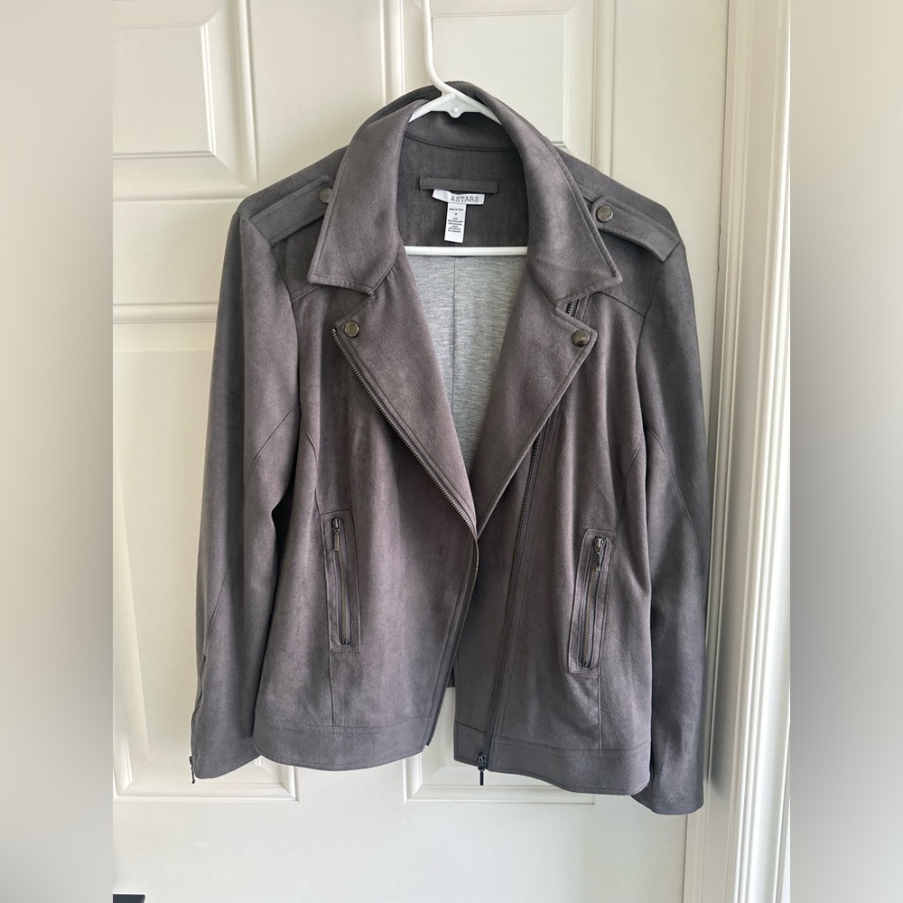 Astars Faux Leather Moto Jacket